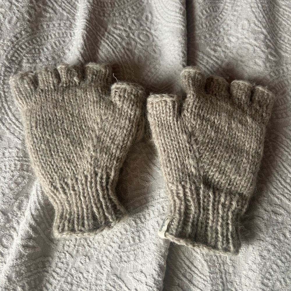 Cozy Fingerless Knit Gloves